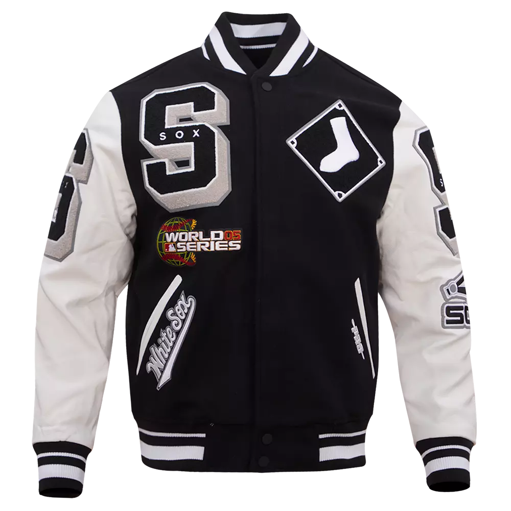 Pro Standard Men's MLB Chicago White Sox Mashup Rib Wool Varsity